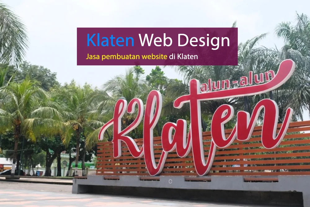 Klaten web design, jasa pembuatan website Klaten