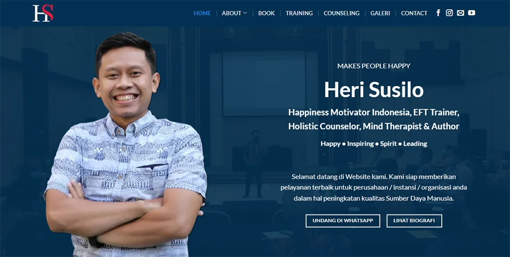 Heri Susilo, Happiness Motivator & Author