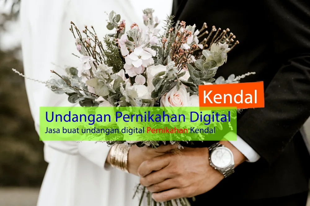 Jasa Undangan Digital Pernikahan Kendal, Digital Wedding Invitation Kendal