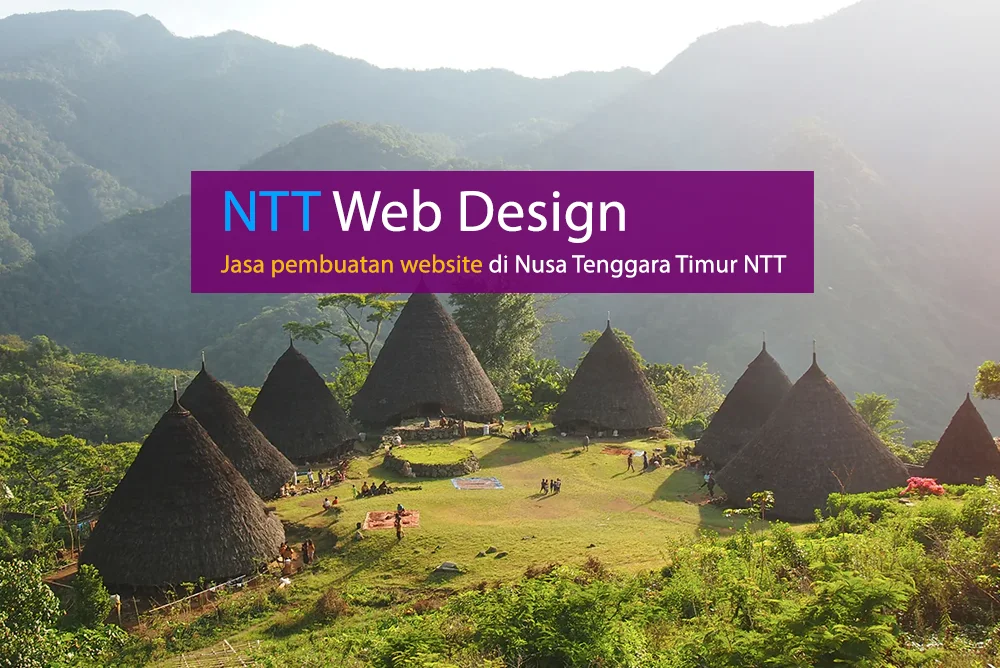 Nusa Tenggara Timur web design, jasa pembuatan website NTT