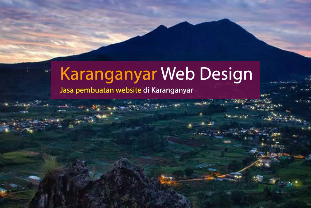 Karanganyar web design, jasa pembuatan website Karanganyar