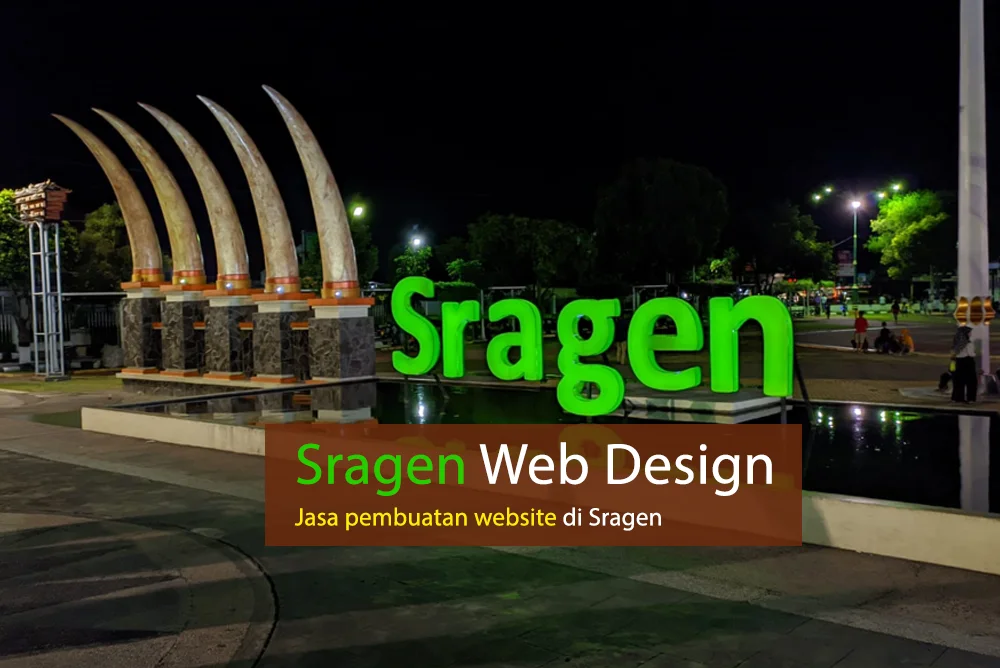 Sragen web design, jasa pembuatan website Sragen
