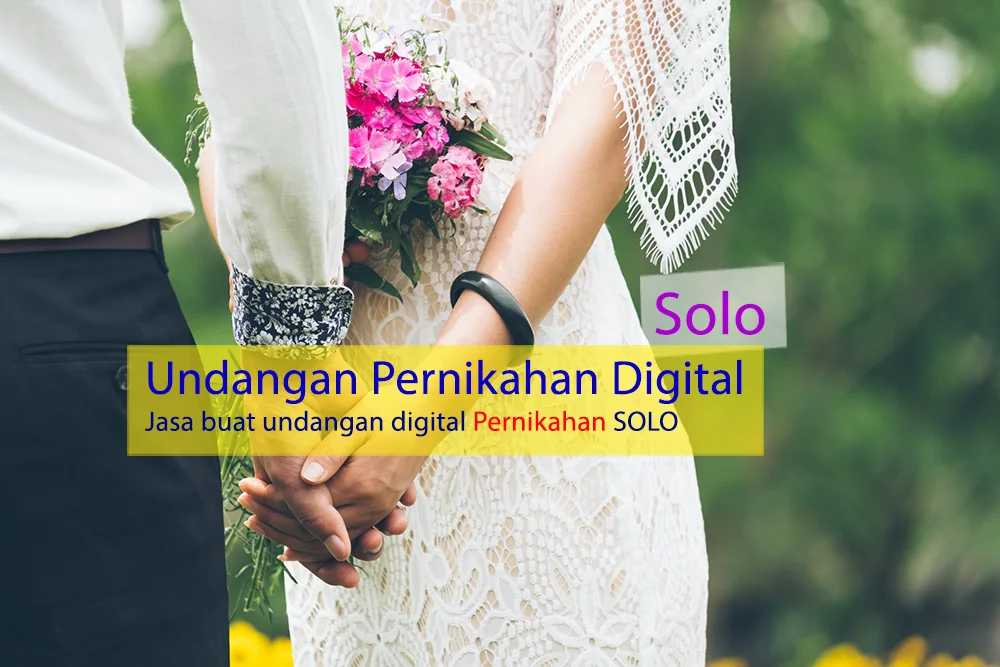 Jasa Undangan Digital Pernikahan Solo, Digital Wedding Invitation Solo