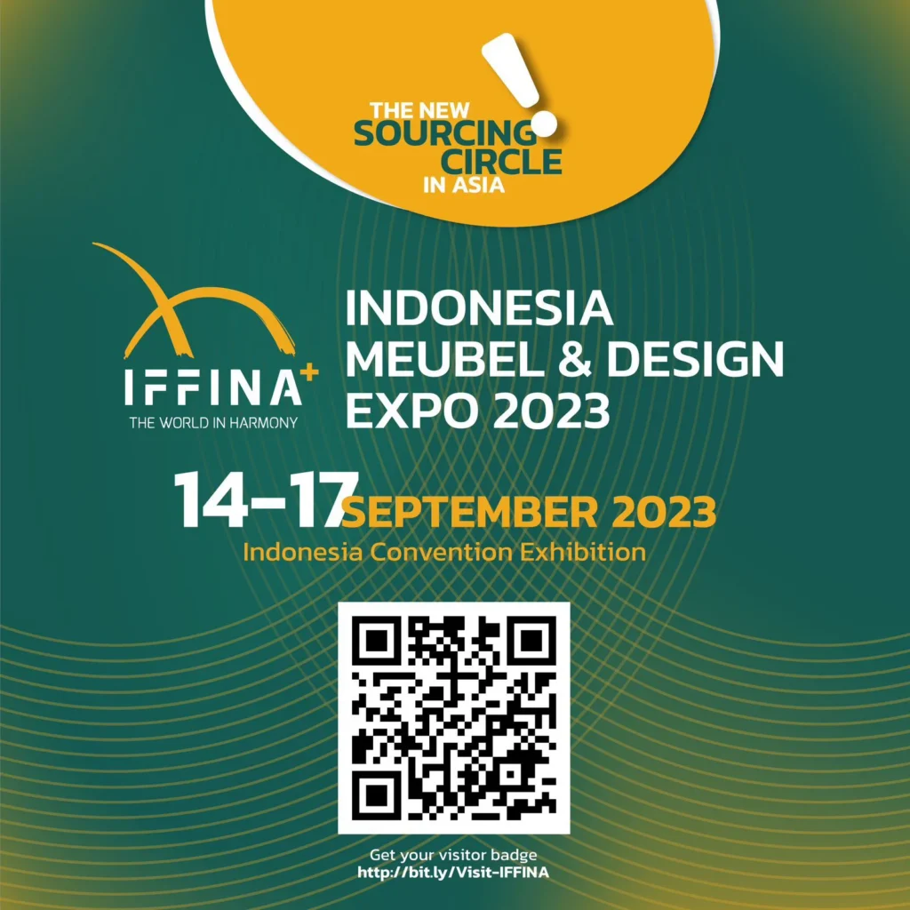 IFFINA 2023 Indonesia Meubel & Design Expo 2023 free entry by registration online, Awesome